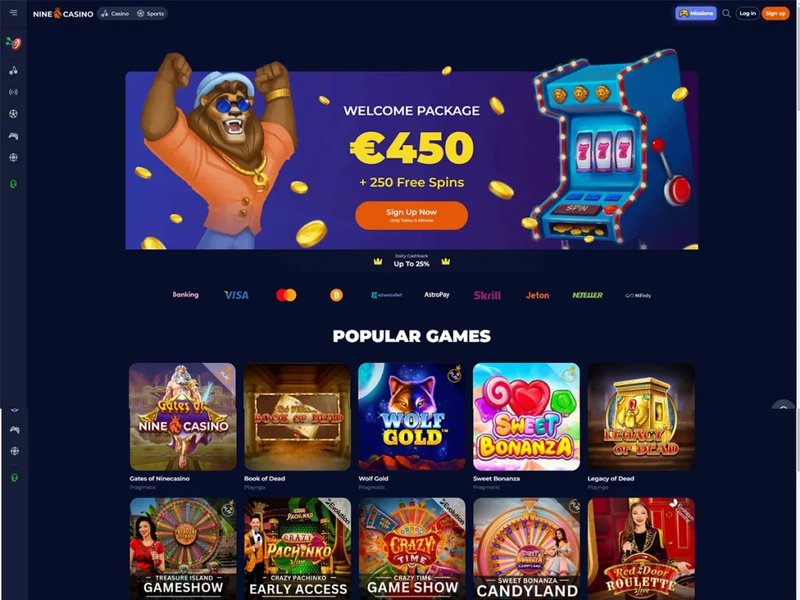 Discover ninewin casino login