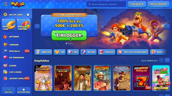 Discover pistolo casino online